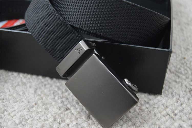 Mission Belt - Tactical (Gun Metal Buckle on Black Nylon Strap)