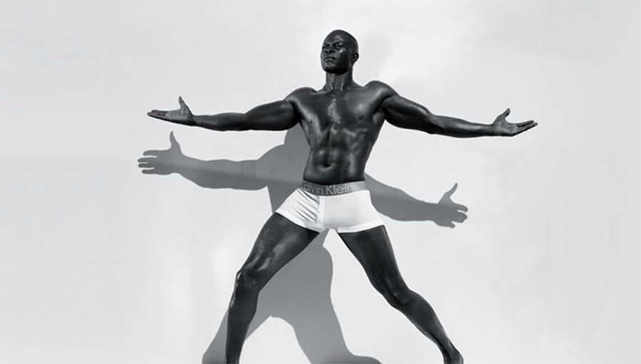 Djimon Hounsou for calvin klein