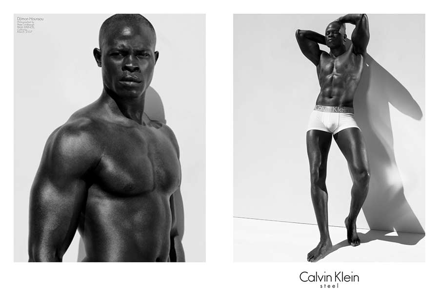 Djimon Hounsou for calvin klein