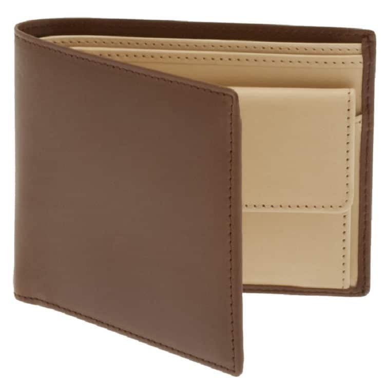 Pick of the pack: Saint Crispin bracken & eggshell 6 card wallet £216.67