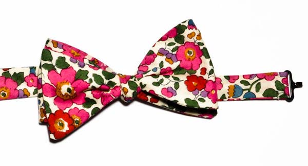 floral-bow-tie,-men,london liberty