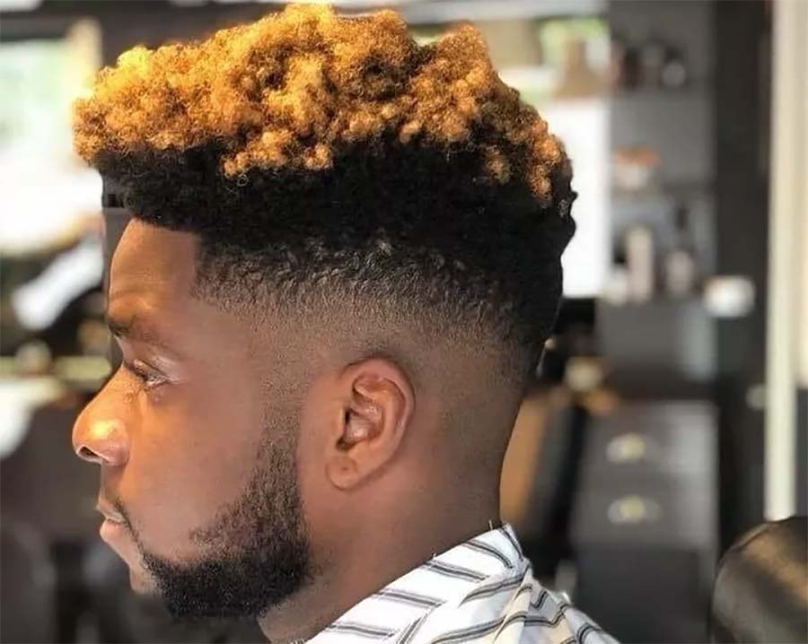 high top fade