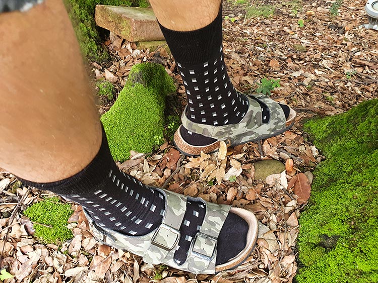 London Sock Company socks with sandals