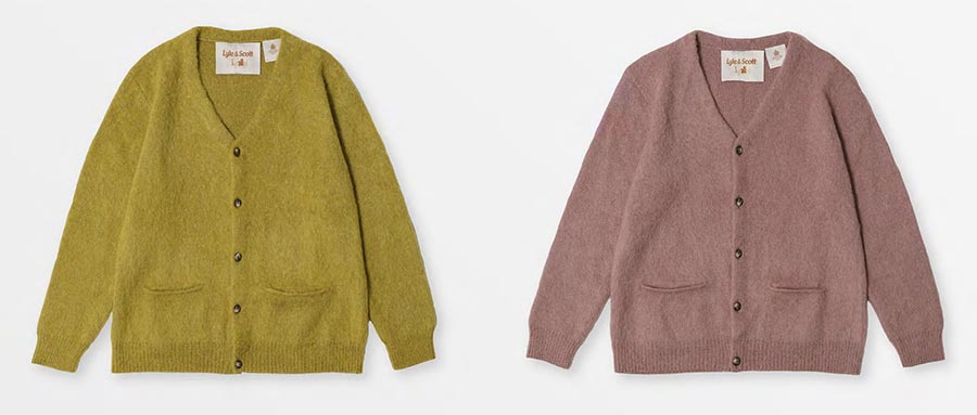 Lyle & Scott X Oi Polloi - Block & Argyle Mohair Cardigans