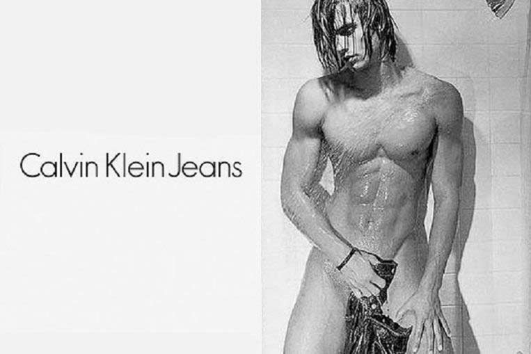 Marcus Schenkenberg model for Calvin Klein Jeans