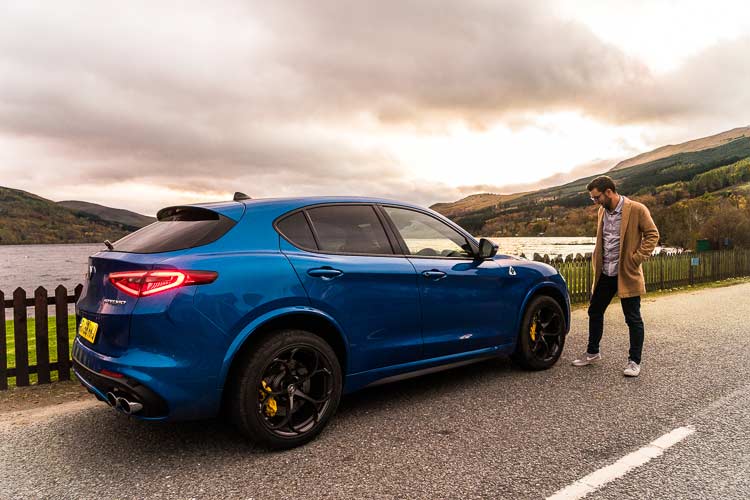 Stelvio Quadrifoglio Alfa Romeo SUV MenSyleFashion Scotland fashion