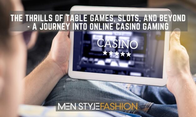 The Thrills of Table Games, Slots, and Beyond – A Journey into Online Casino Gaming